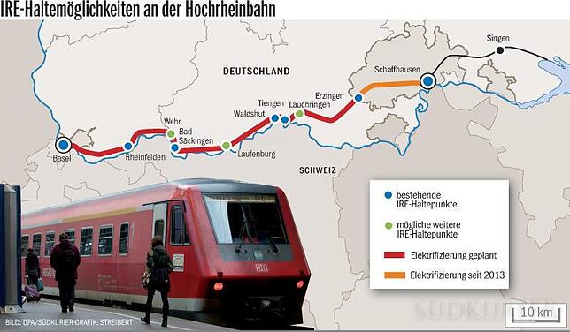 Bild 1: Einen IRE-Halt gibt es nur bei Halbstundentakt