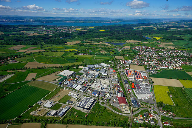 Das Gewerbegebiet in Neufrach ist über vier Jahrzehnte gewachsen.