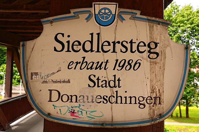 Der Siedlersteg wird ab 4. Juni saniert.