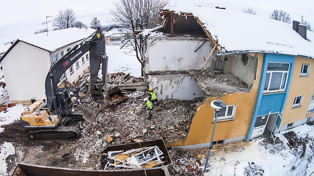 Bild : Neues Stadtviertel "Am Buchberg": der Abriss aus der Vogelperspektive