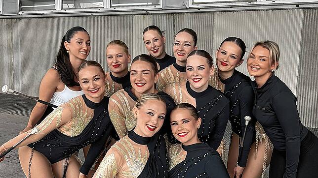Sport, Tanz und Emotionen – das Twirling-Team Deutschland bei der Europameisterschaft in Lleida in Spanien. Foto: ttsg