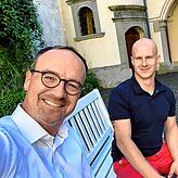 Während des OB-Wahlkampfes interviewte MaPhi sämtliche Kandidaten – hier den Amtsinhaber und späteren Gewinner der Wahl.
