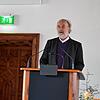 Diakon Werner Knubben bei seinem Vortrag zur Eröffnung. Bild: Werner Fischer