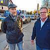 Rainer Zanker (links), Vorsitzender der Interessengemeinschaft pro Südumfahrung, und Christian Schmid, Vertrauensperson des ...
