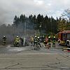 Die Zusammenarbeit zwischen der Feuerwehr Lauchringen und dem DRK-Rettungsdienst des Landkreises bei Verkehrsunfällen stand im ...