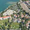 Die Lindauer Insel von oben: Links neben den Bahngleisen soll ab dem kommenden Jahr die Landesgartenschau entstehen – über 600 ...