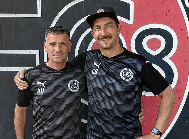 Neuer Co-Trainer: Antonio Vella (links), bisher Trainer der „Zweiten“ beim FC 08 Bad Säckingen, wird künftig als Co-Trainer ...
