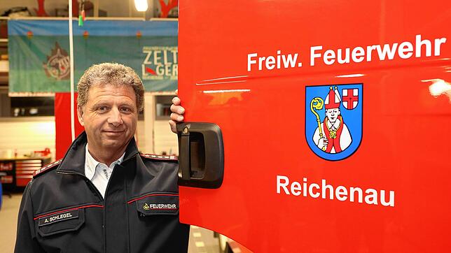 Andreas Schlegel hört als Kommandant der Feuerwehr Reichenau auf. Er bleibt aber als Zugführer aktiv.
