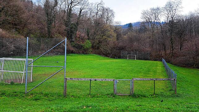 Hier: Fußballplatz Goethestraße, Wehr-Öflingen. Einer von sechs Bolzplätzen in Wehr.