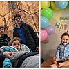 Mariami Tcholadze (32) und ihre drei Kinder Giorgi (12), Noe (9) und Luka vor dem Freiburger Münster. Der in Singen geborene Luka ...