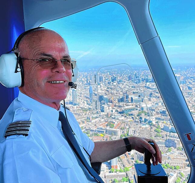 Tausende Flüge mit dem Zeppelin NT hat Fritz Günther als Pilot absolviert.