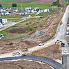Das Luftbild zeigt den Ausbau der B 27 im Abschnitt Süd. Zwischen der Bebauung Auf Hohen und der Straßen muss eine Lärmschutzwand ...