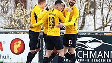 Jubel beim FC Gutmadingen: Mit 5:3 holt er sich den Heimsieg über den Tabellendritten SG Dettingen-Dingeldsdorf.
