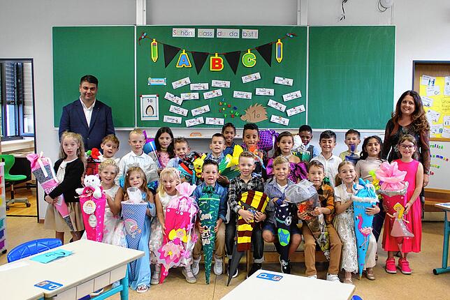 Die Klasse 1a der Schlossschule Immendingen mit Klassenlehrerin Anna Güttner.
