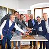 Startschuss für den neuen Existenzgründerpreis: Im Bild zu sehen sind Peter Freisleben (von links), Geschäftsführer des Fördervereins, ...