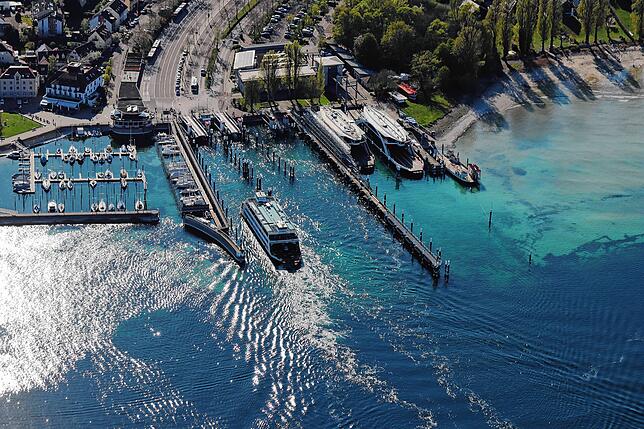 Bild 28: Bodensee oder Kroatien? Wenn Niedrigwasser atemberaubende Farben offenbart