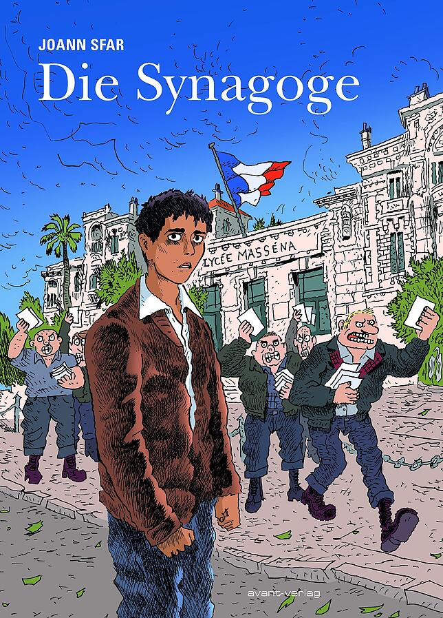 So sieht Joann Sfars neues Buchs &bdquo;Die Synagoge&ldquo; aus.