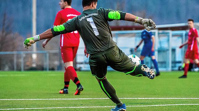 Derby an der Wutach: Schlussmann Maximilian Kord hat mit der Spvgg. Wutöschingen den Nachbarn VfR Horheim-Schwerzen zur Gast.