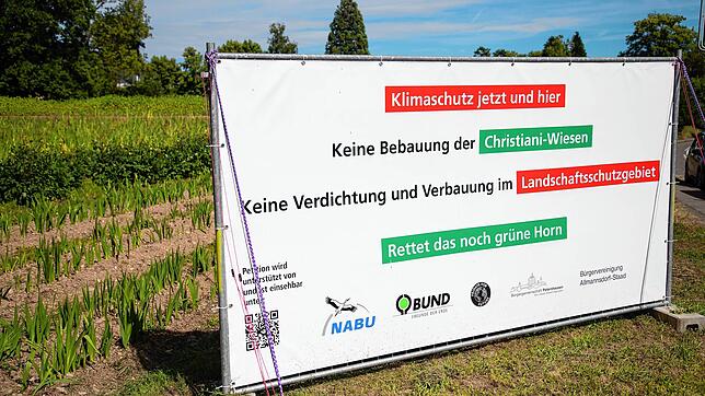 Sinnbild für das Handlungsprogramm Wohnen? Auf der Christiani-Wiesen ist das Modellquartier &bdquo;Am Horn&ldquo; geplant. Das Projekt ...
