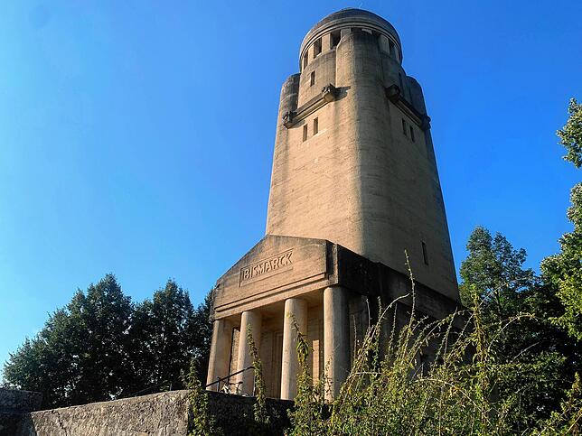 Der Bismarckturm ist im Sommer bei gutem Wetter sonntags geöffnet.