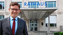 Marcus Röwer den Sprung ins Singener Rathaus geschafft und freut sich auf die neuen Aufgaben als neuer Bürgermeister in der ...