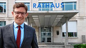 Marcus Röwer den Sprung ins Singener Rathaus geschafft und freut sich auf die neuen Aufgaben als neuer Bürgermeister in der ...