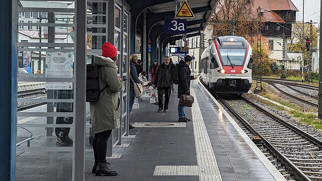 Ab Donnerstag wieder das gewohnte Bild: Ein Seehas fährt in den Konstanzer Bahnhof ein.