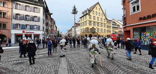 So sah es gegen 9.30 Uhr in der Stadtmitte aus.