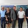 Zu Gesprächen in Jestetten (von links): Andre Saliger, Senior- und Projektleiter Diomedes, Dr. Thomas Asael, Allgemeinmediziner in ...