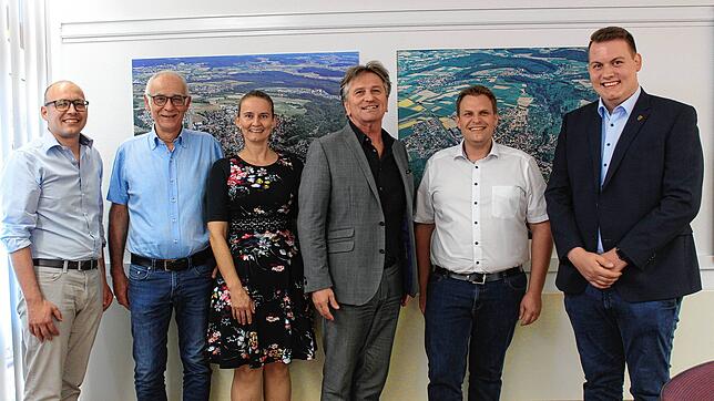 Zu Gesprächen in Jestetten (von links): Andre Saliger, Senior- und Projektleiter Diomedes, Dr. Thomas Asael, Allgemeinmediziner in ...
