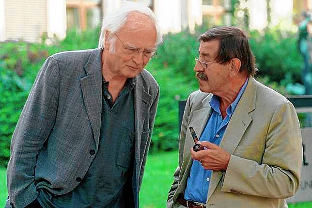 Gleicher Jahrgang: Martin Walser (links) und Günter Grass. Grass starb 2015.