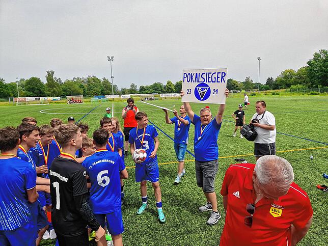 Bild 17: Die besten Bilder vom Pokalfinale der C-Junioren zwischen Tennenbronn und Blumberg!