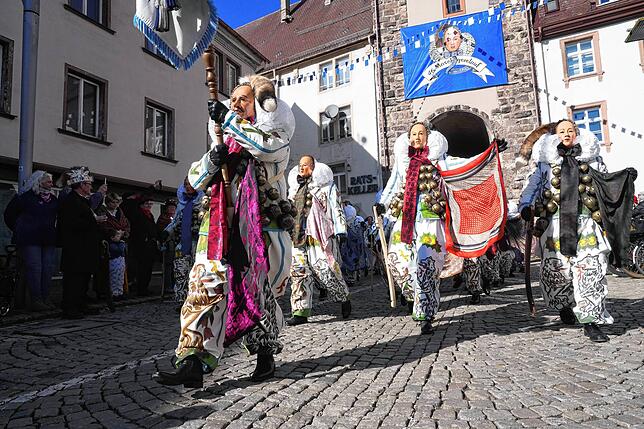 Bild 12: Villinger Fasnacht: Die schönsten Momente vom Maschgerelauf 2025