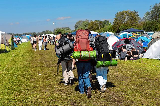 Bild 6: Campus Festival Konstanz 2024: Bilder vom Campingplatz am Freitag