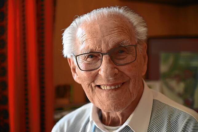 Herbert Heinzmann (96) macht seit über 80 Jahren Sport.