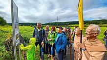Bild : Der Brigachtaler Geschichtspfad ist nun seiner Bestimmung übergeben worden