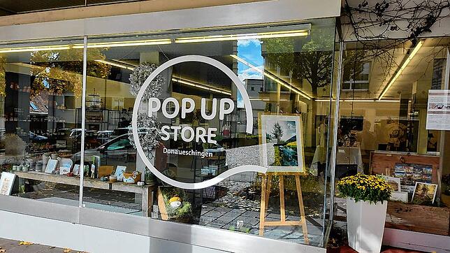 Der Donaueschinger Pop-Up-Store in der Karlstraße ist nur noch eine gewisse Zeit lang in Nutzung. Dann müssen andere Ideen für den ...