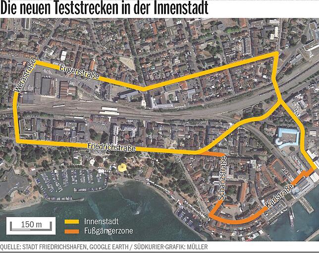 Bild 1: Zukunftsmusik wird Realität: Fußgängerzone wird zur Teststrecke für automatisiertes Fahren