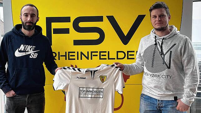 Gemeinsam in die Zukunft: Trainer Sascha Rueb (links) und Betreuer Patrick Fleischhauer haben dem FSV Rheinfelden II für die kommende ...