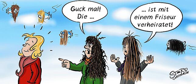 Bild 42: Die Karikatur der Woche: Wie weit weg ist noch zu nah dran?