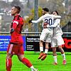 Verrücktes Derby: Drei Mal bejubelte der FC Erzingen vor der Pause einen Führungstreffer durch Sandro D&lsquo;Accurso (Nr. 30). Noch ...