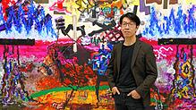 Ryo Kato bringt großformatige Bilder ins Schopfheimer Museum. Foto: Nadine Pan