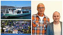 Armin Belz ist der Vorsitzende des Touristikfördervereins in Bodman, Oliver Thum (rechts) der Vorsitzende in Ludwigshafen.