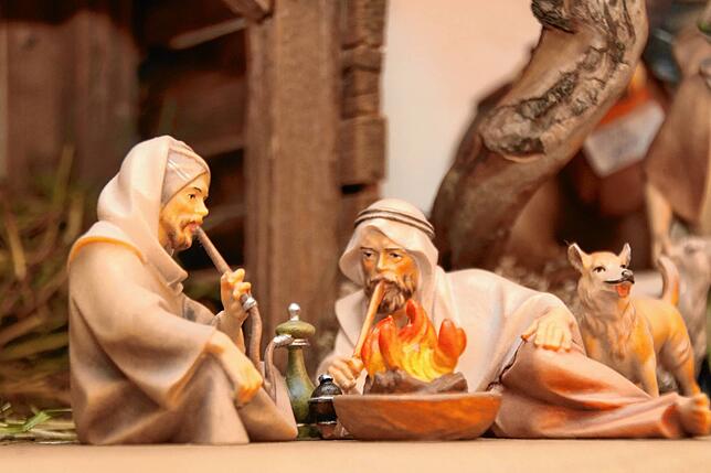 Bild 16: Von der uralten Schindel zur schmucken Weihnachtskunst: So entsteht eine handgebaute Krippe