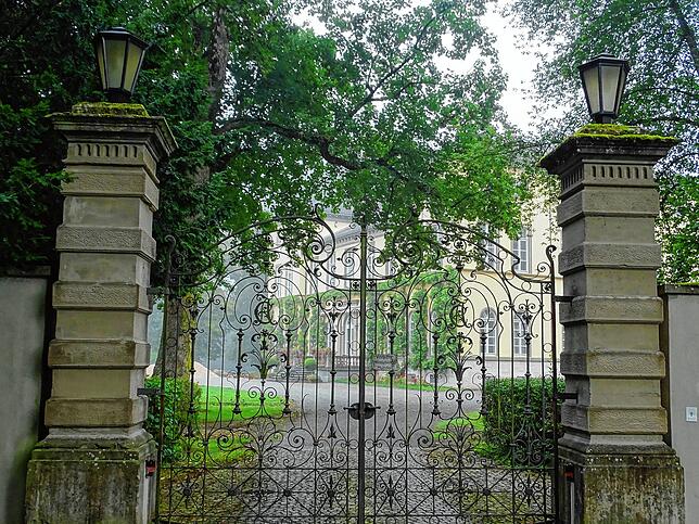 Das neue Schloss in Krauchenwies ist bewohnt und nicht für die Öffentlichkeit zugänglich.