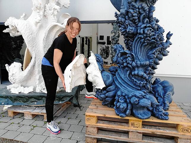 Bild 11: Wie entsteht eine Skulptur? Bildhauerin Miriam Lenk zeigt es uns!