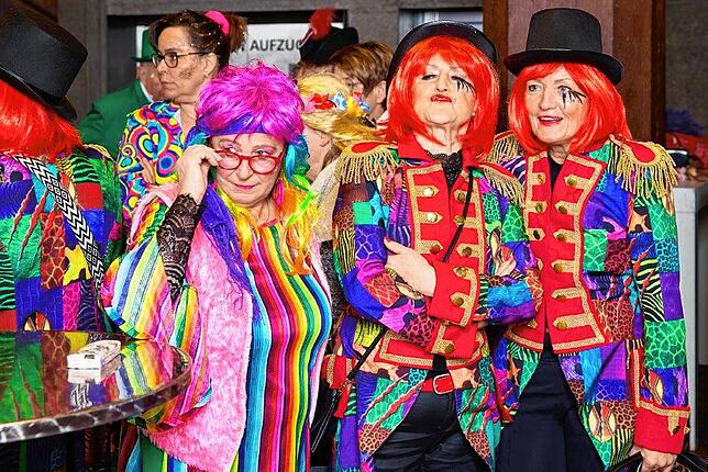 Bild 20: Gute Laune vor der SÜDKURIER-VIP-Wand bei der Fernsehfasnacht