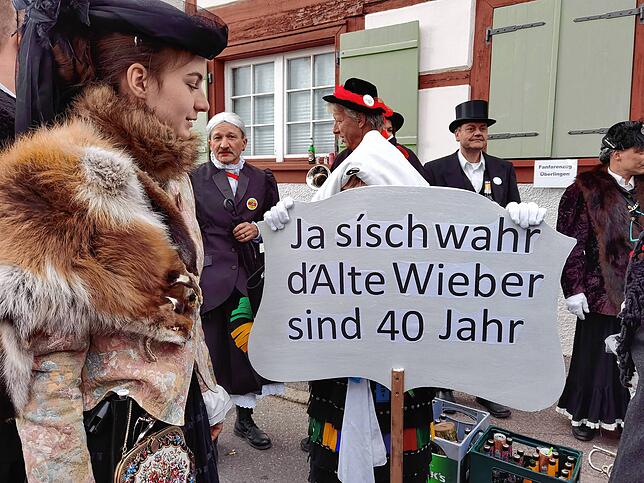 Die Alten Wieber feiern ihren 40. Geburtstag.