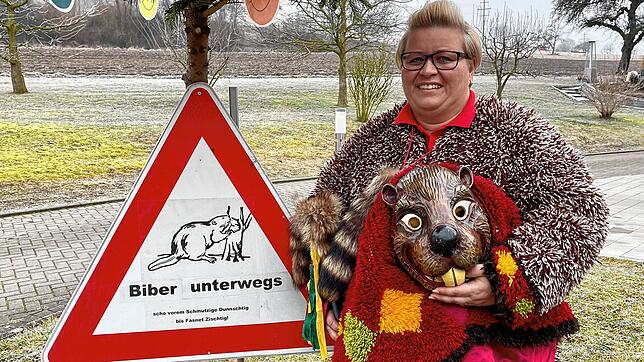 Die neue Vorsitzende des Narrenvereins Biberschwanz, Manuela Pechta, liebt das Brauchtum.