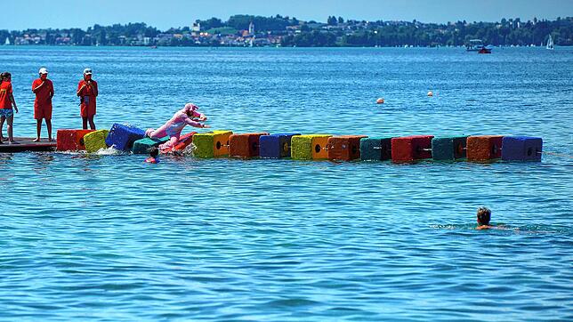 Bild : Wasserspaß auch ohne Seehas: Beim Eierlauf im Strandbad dieses Wochenende darf jeder mitmachen